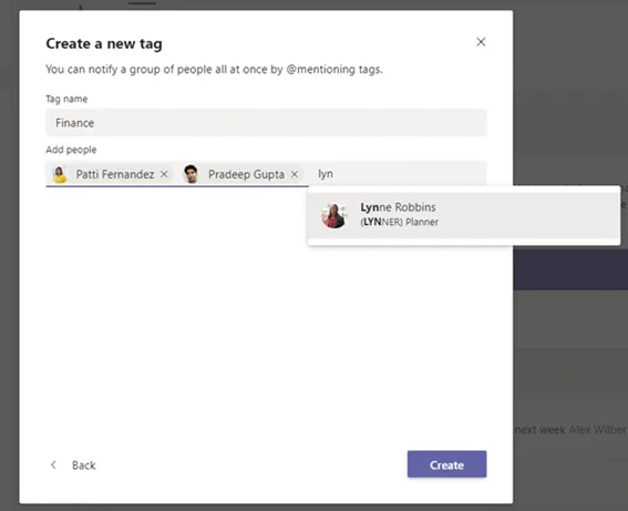 Microsoft Teams governance: tagging