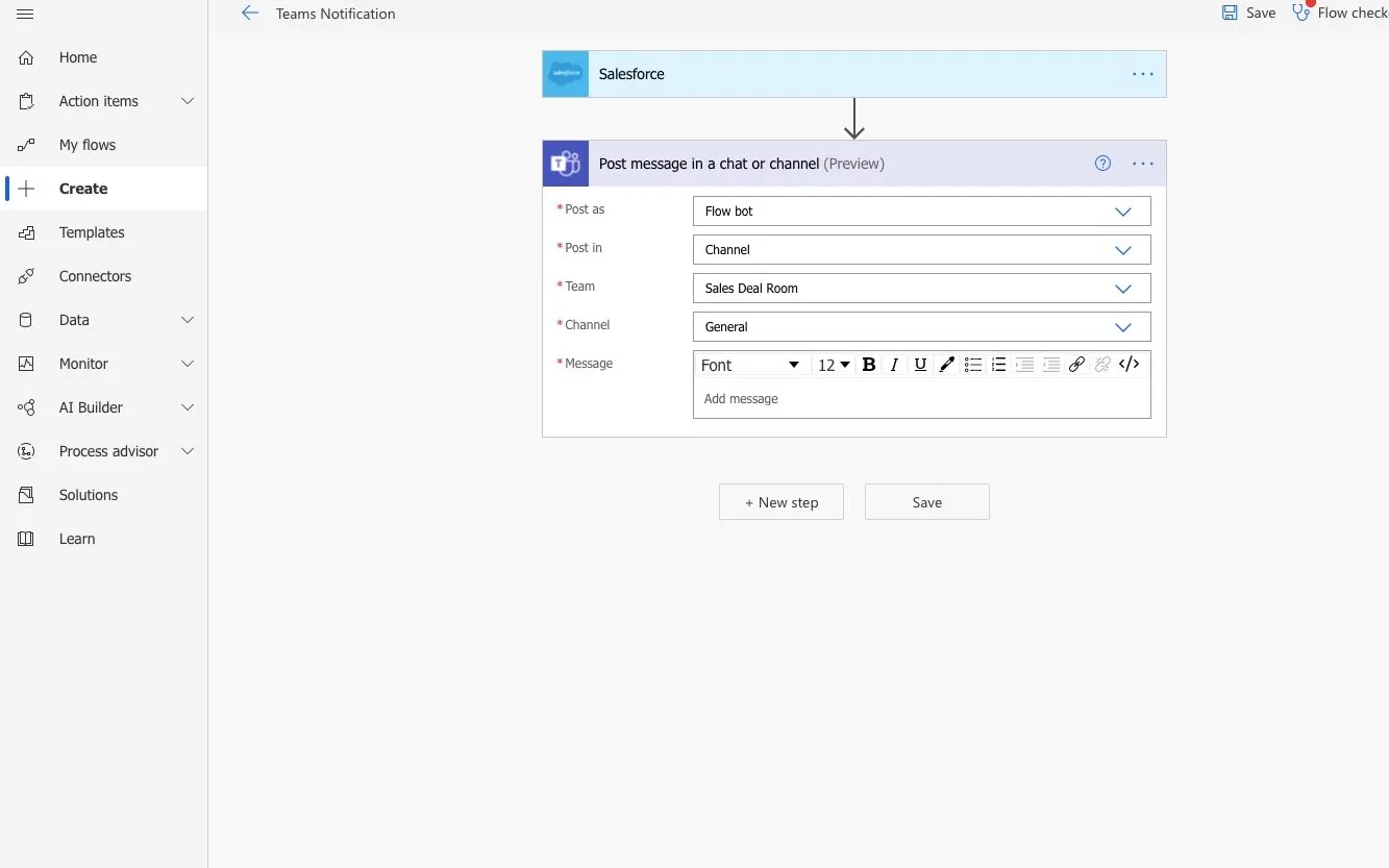 Power Automate Teams