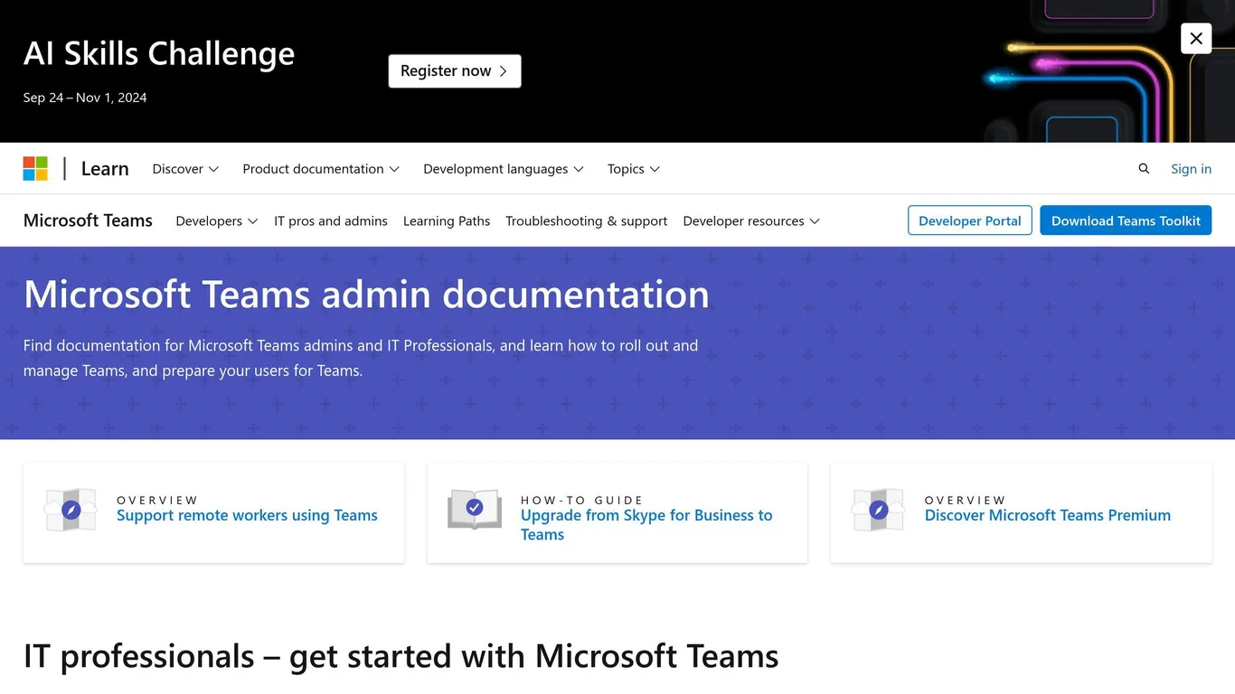 Teams Admin Center