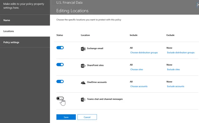 Microsoft Teams governance Data security