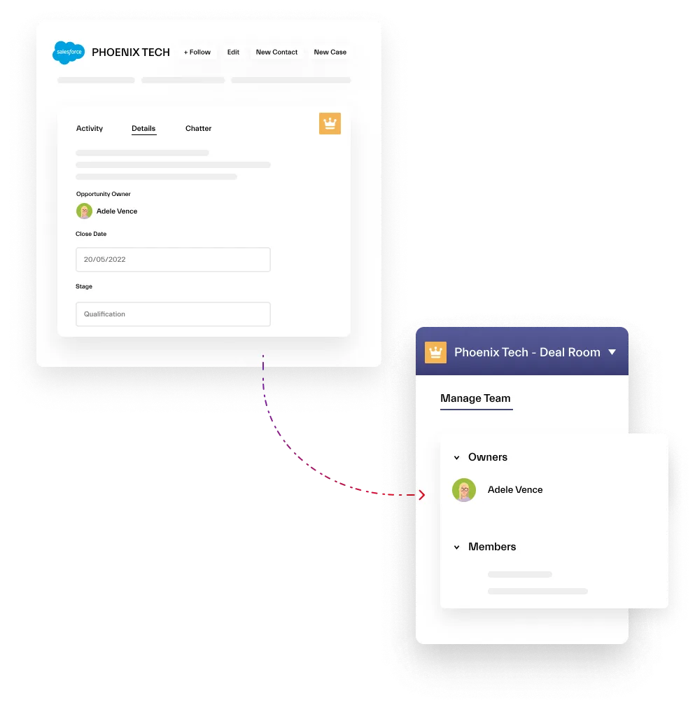 add Salesforce owner in Teams