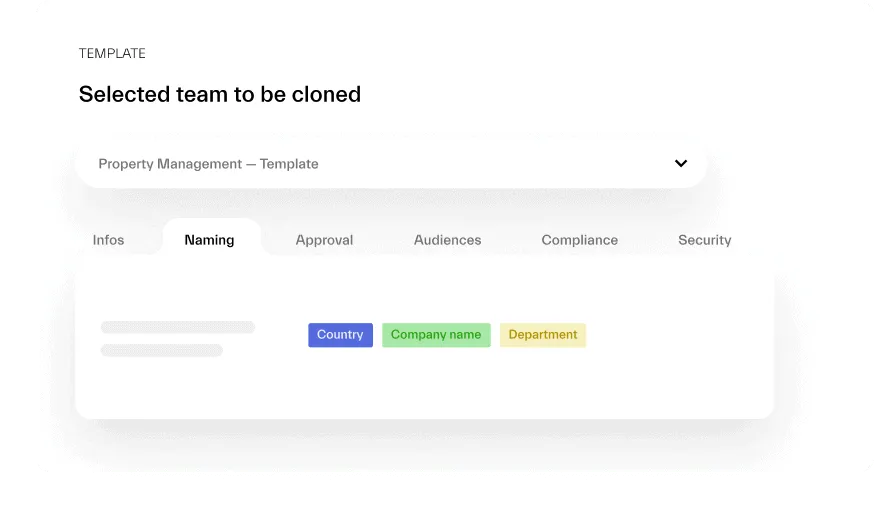 property management template setup in microsoft teams