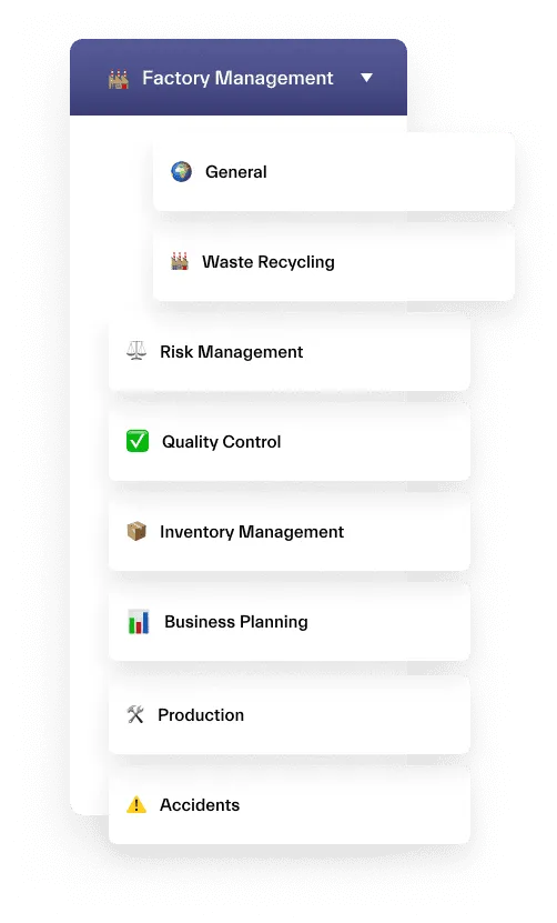 Factory Management Microsoft Teams template nBold