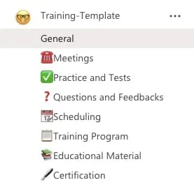 Training Process Teams Template 