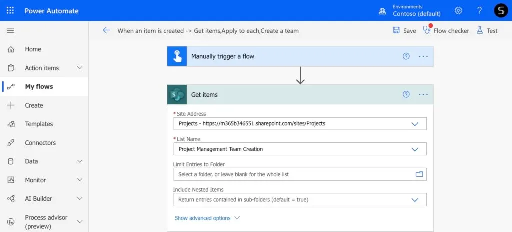 power-automate-create-team