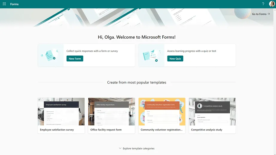 Microsoft Forms