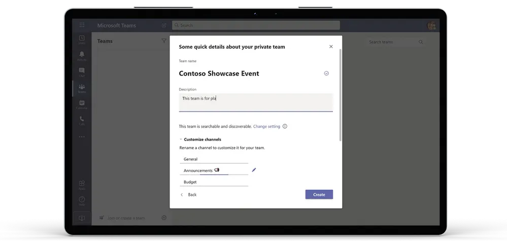 Microsoft Teams Template