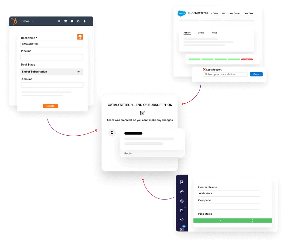 CRM to archive in Microsoft Teams