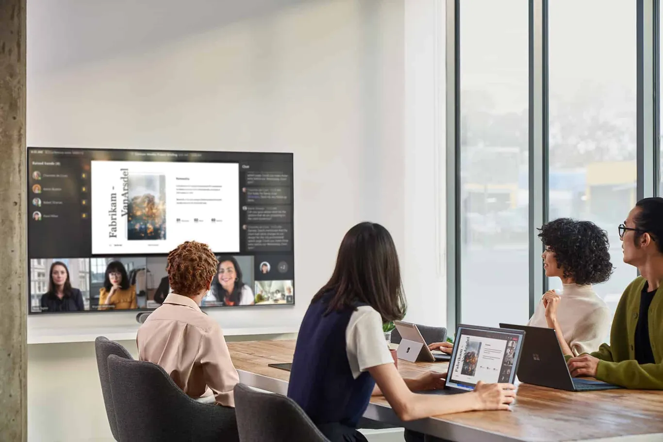 Microsoft Teams meeting for remote and connected teams
