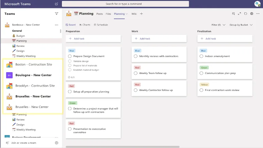 Microsoft teams Naming Convention examples