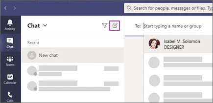 microsoft teams chat