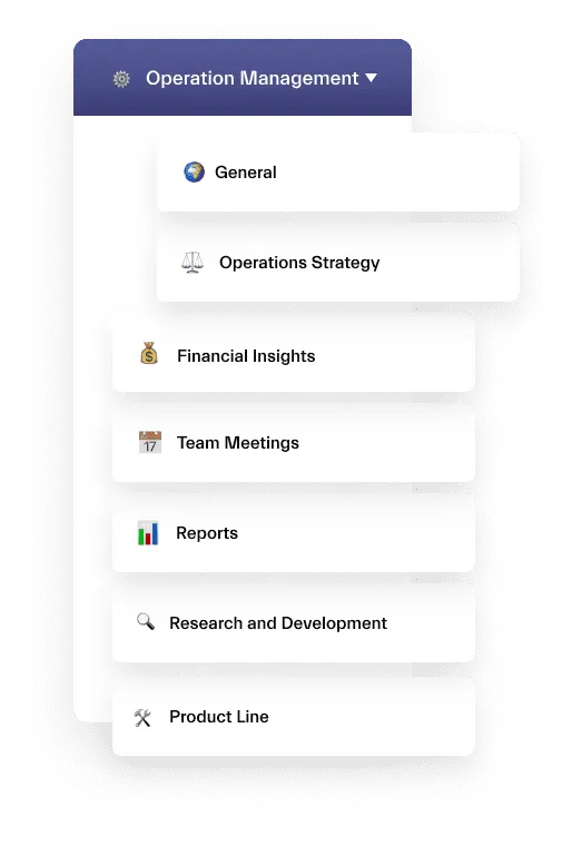 Operation Management Microsoft Teams template nBold