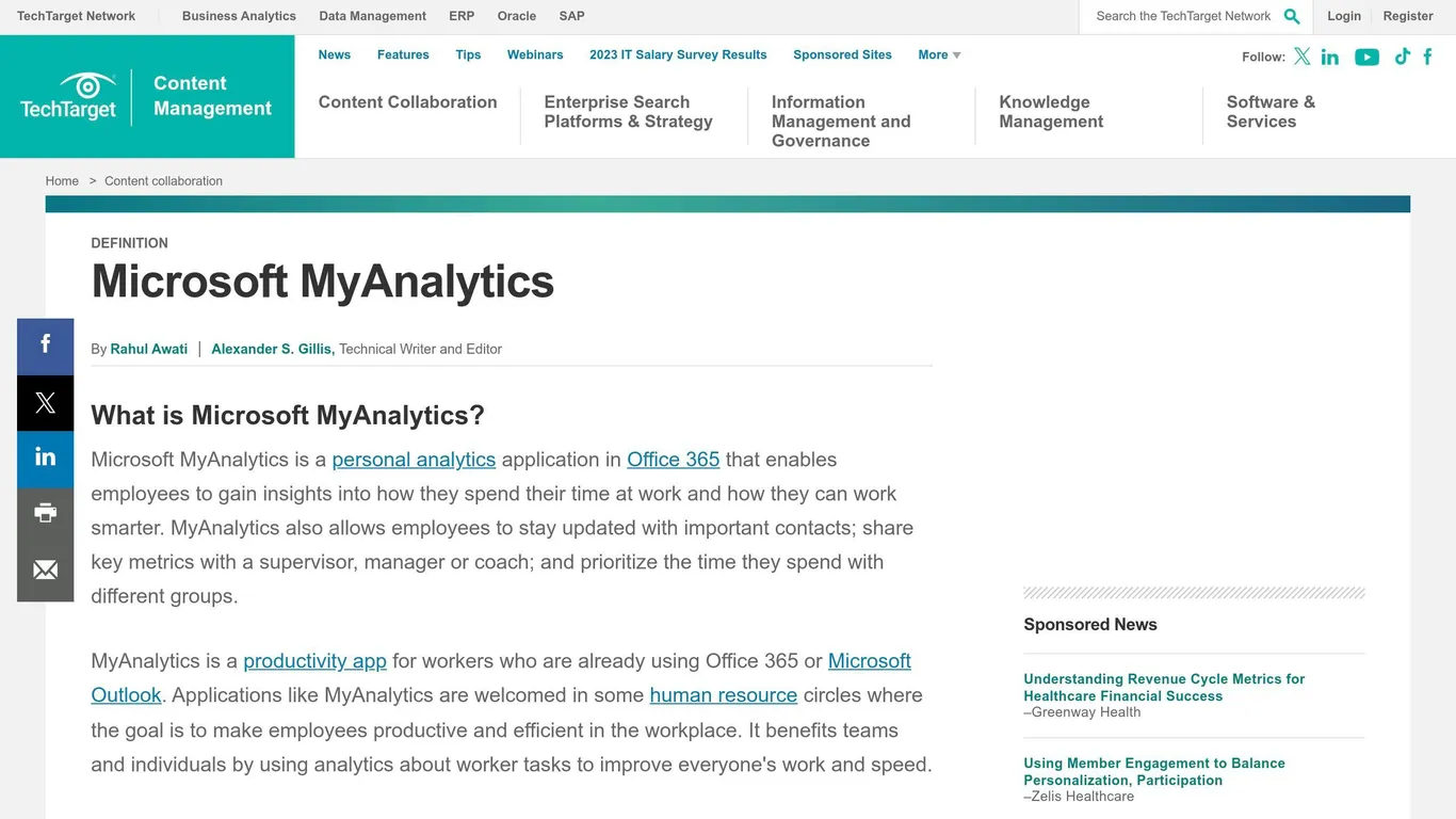 MyAnalytics