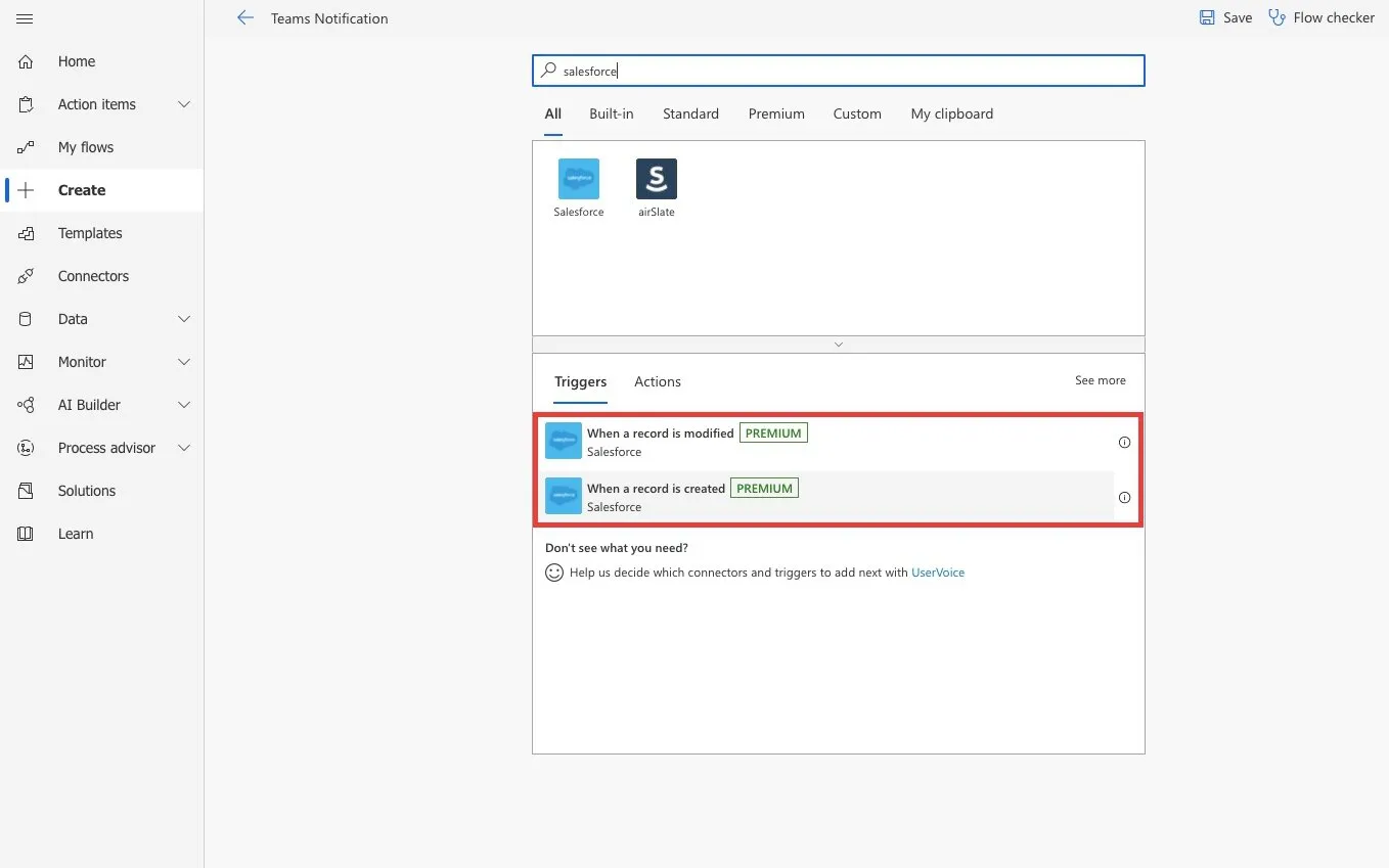 Power Automate Salesforce