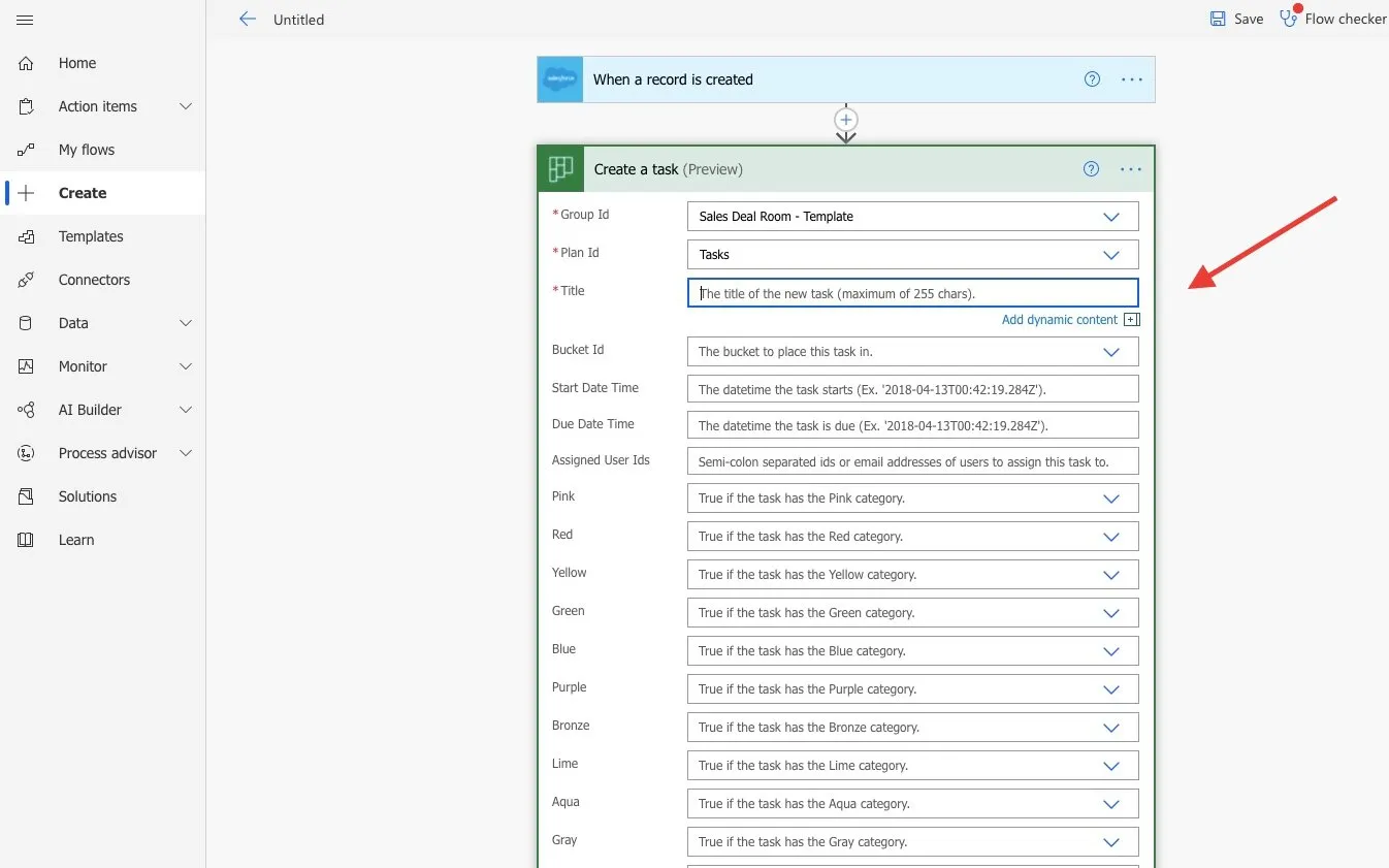 Power Automate Planner Salesforce