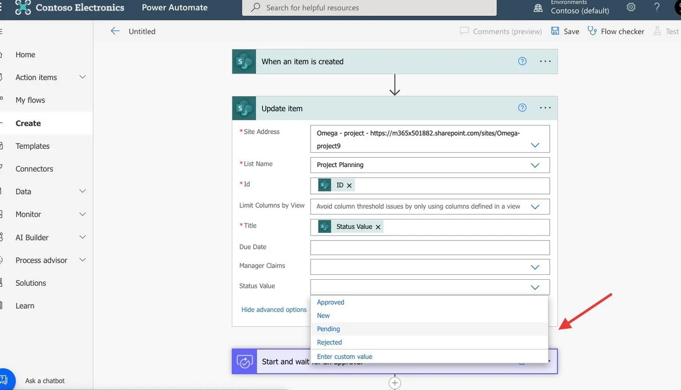 sharepoint power automate approval