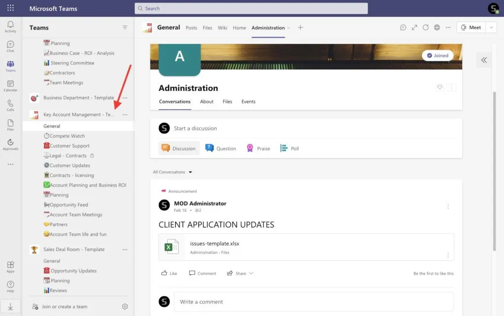 Key Account Management Teams Template