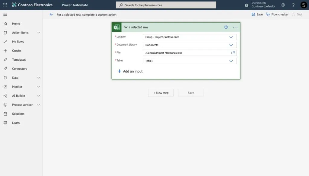 Excel Power Automate