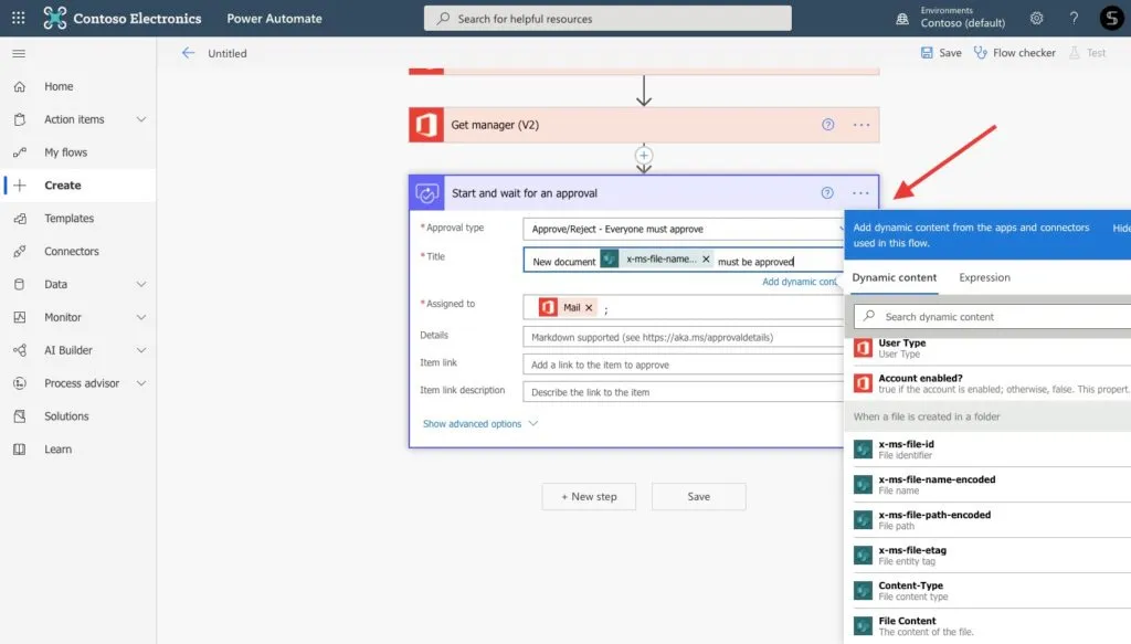 Power Automate get users