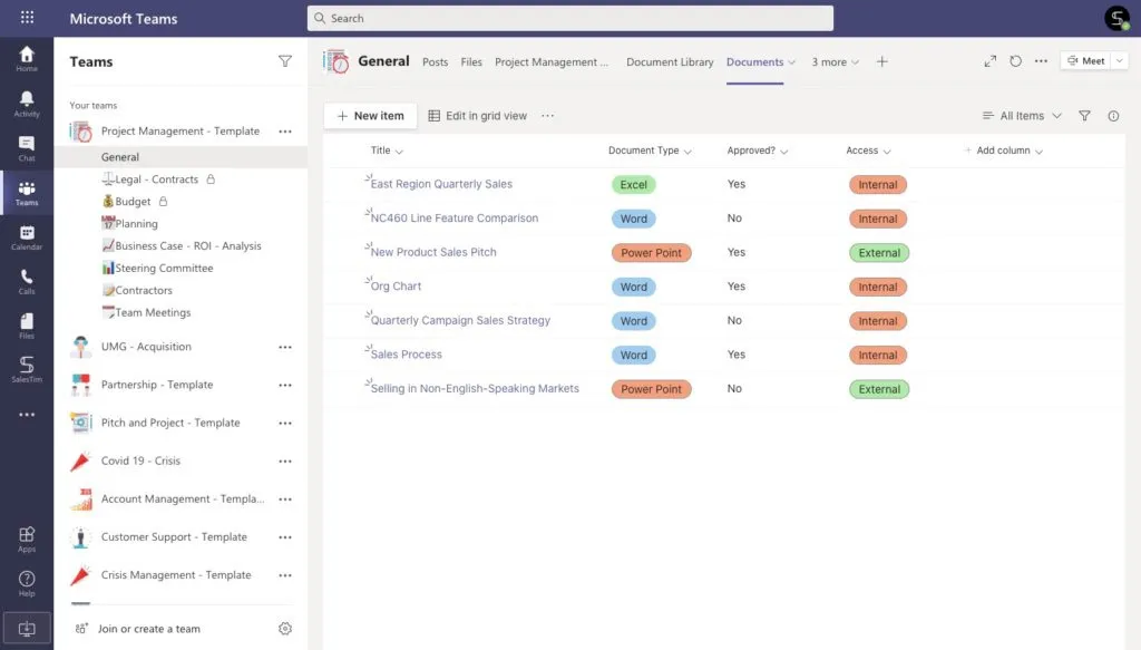 project_management_template_lists