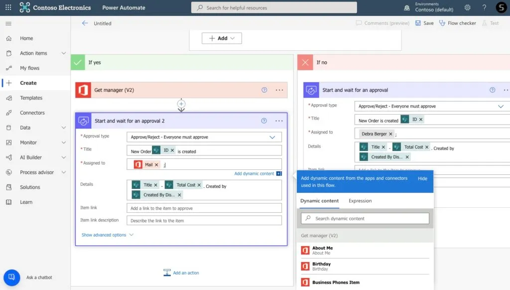 multistage approval power automate