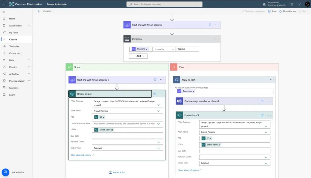 sharepoint power automate approval