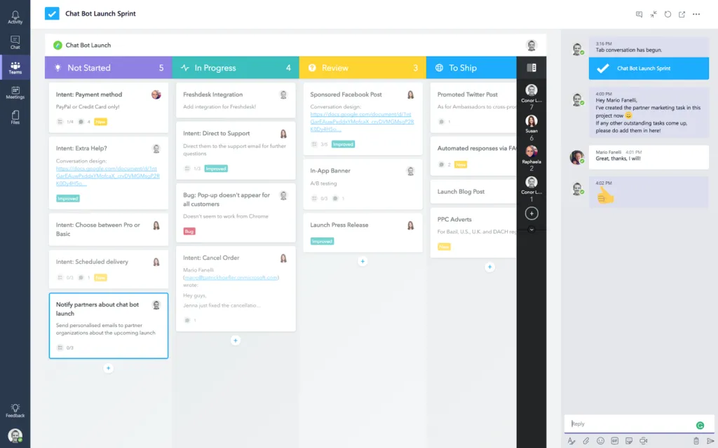 meistertask microsoft teams app for project management