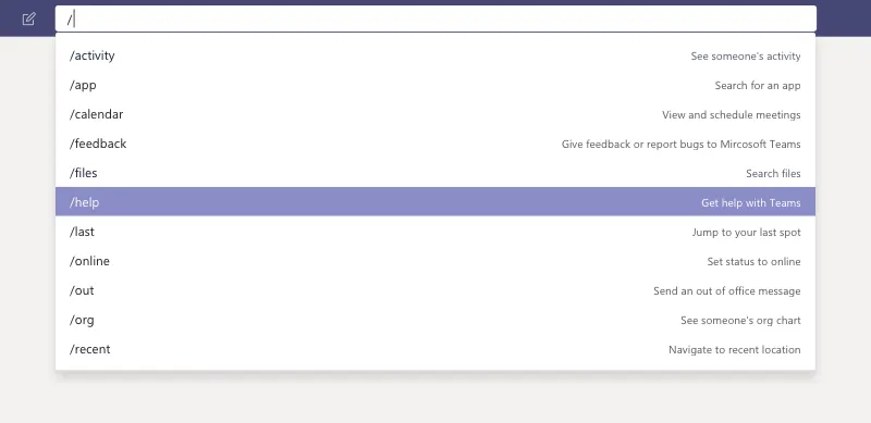 Microsoft Teams best practices commands