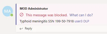 Microsoft Teams Security Best Practices: data loss prevention