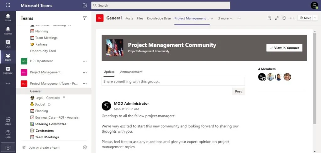 Yammer Vs Workplace