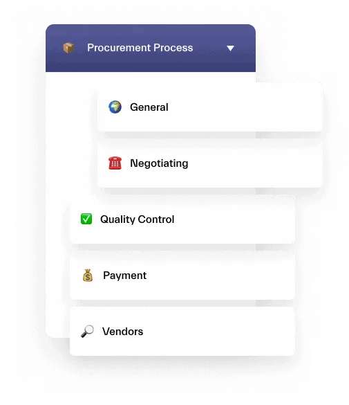 Procurement Process Microsoft Teams template nBold