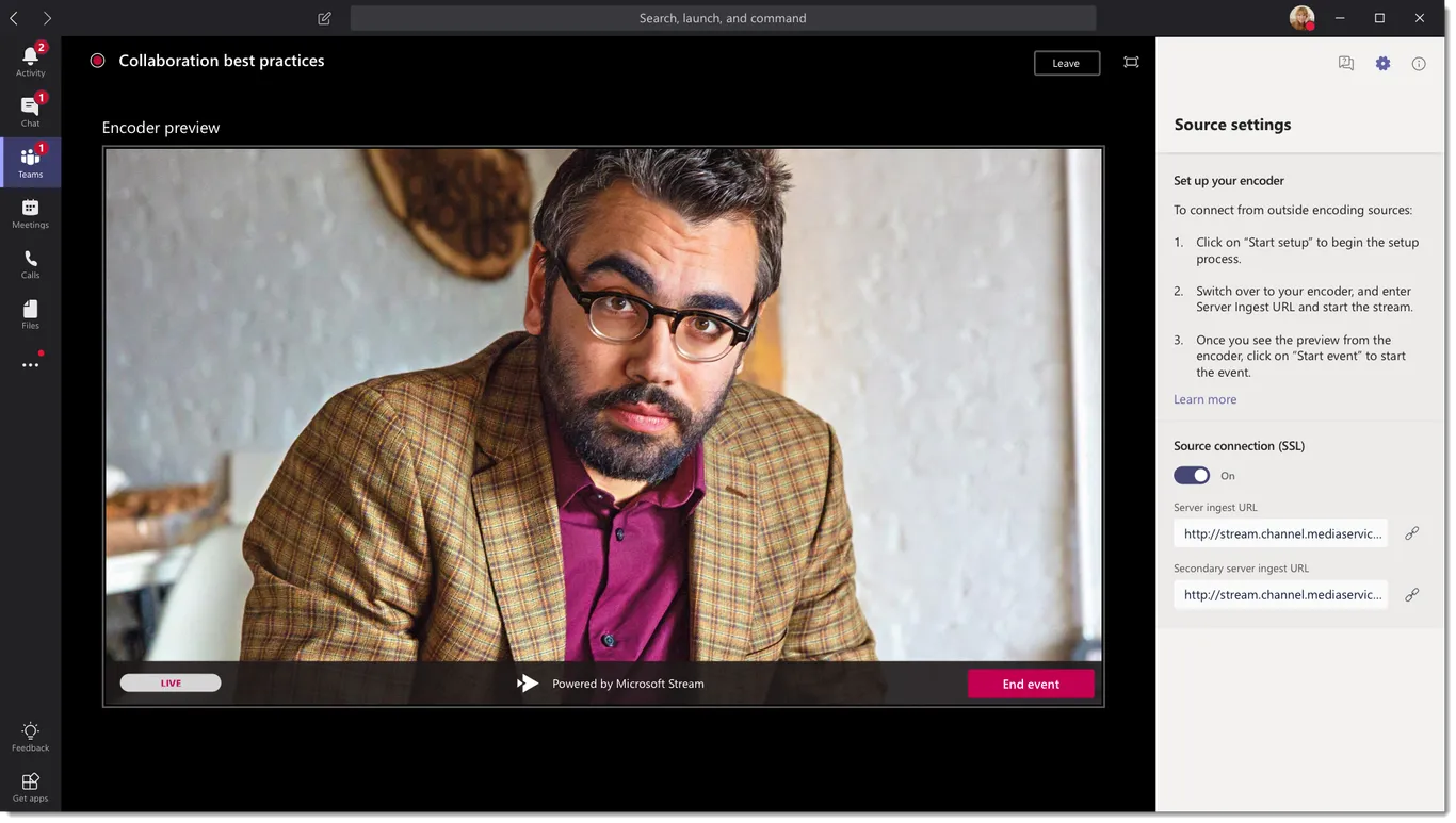 remote work live event