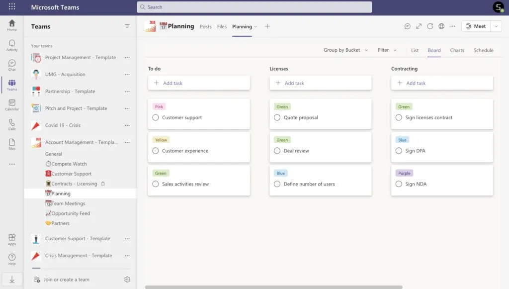 sales-account-management-microsoft-teams-template-planner