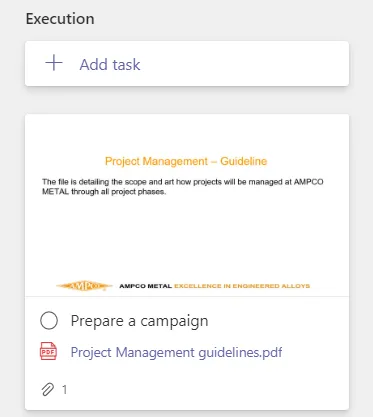 Create Microsoft Planner templates for your teams
